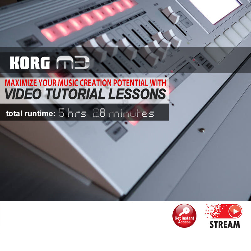 Korg M3 Video Tutorial Lessons