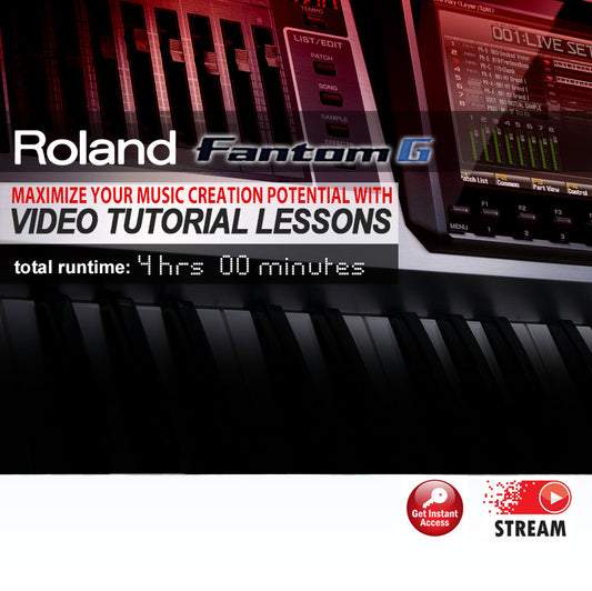 Roland Fantom G Video Tutorial Lessons