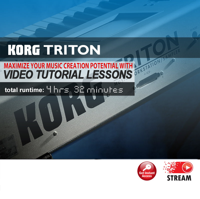 Korg Triton Video Tutorial Lessons