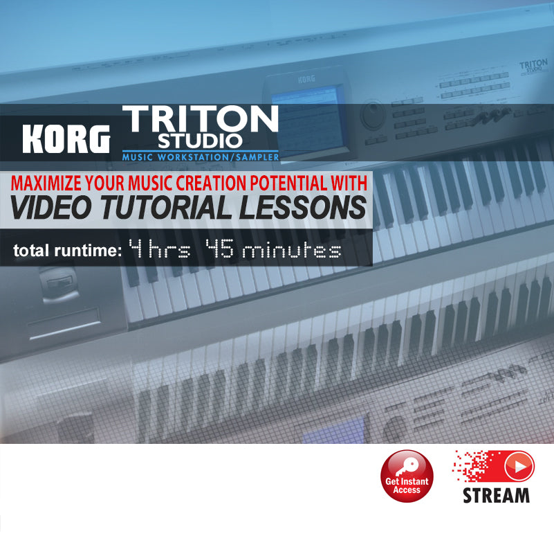 Korg Triton Studio Video Tutorial Lessons