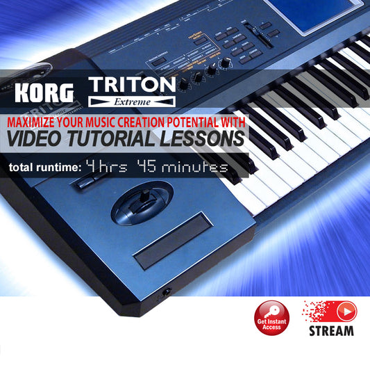 Korg Triton Extreme Video Lessons